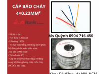 Cáp báo cháy 4x 0.22mm2 Altek Kabel Đà Nẵng, Sài Gòn, Hà Nội