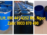 Vỏ thùng phuy sắt nắp hở, thùng phi sắt 220L đựng dung môi 