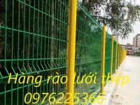 Hàng rào lưới thép - Hàng rào cột trái đào 