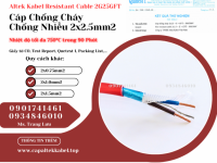 Cáp Chống Cháy Chống Nhiễu 2x2.5 Altek Kabel phân phối chính hãng