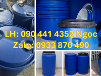 Bán thùng phuy nhựa đựng hóa chất loãng, thùng phuy đựng hóa chất công trình