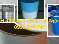 Thùng phuy sắt mới giá tốt nhất thị trường, có đủ 2 loại nắp kín, nắp hở 