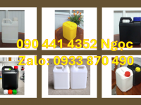 Can 0.5 lít đựng dầu gội, can 1 lít đựng hóa chất, can nhựa 2 lít đựng thuốc sát khuẩn 