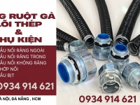Ống ruột gà lõi thép bọc nhựa PVC D20,D25,D32,D40 Đà Nẵng,Huế, Quảng Trị