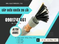 Cáp điều khiển 20x0.5/20x0.75/20x1.0/20x1.5 Altek Kabel