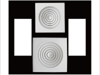 Miệng gió vuông tròn xoay 104B