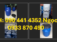 Thùng Phuy Nhựa HDPE 60 Lít - Đựng Ethanol,dung môi dễ cháy