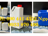Gía can nhựa 2 lít có vòi ấn, can 5 lít đựng hóa chất nhựa chính phẩm