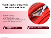 Cáp chống cháy chống nhiễu Altek Kabel 2x2.5mm2 Đà Nẵng, Huế, Thanh Hóa