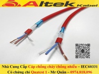 Altek Kabel: Cáp chống cháy chống nhiễu 2x2.5+E+GFT