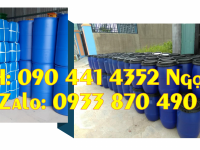 Gía thùng phuy nhựa 220 lít làm bè cá, thùng phuy nắp hở 220 lít mới 