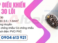Cáp điều khiển 30x0.5/30x0.75/30x1.0/30x1.5 Altek Kabel 
