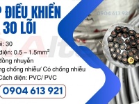 Cáp điều khiển 30x0.5/30x0.75/30x1.0/30x1.5 Altek Kabel 