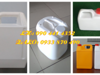 Cung cấp bình nhựa 2 lít trắng, can 5 lít vàng đựng hóa chất bệnh viện