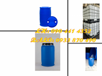 Thùng phuy nhựa 120 lít đựng nước đường, vỏ thùng phuy nhựa 220 lít đựng hóa chất