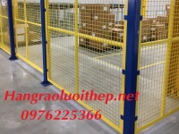 Sản xuất và thi công vách lưới ngăn kho cho nhà máy, khu công nghiệp