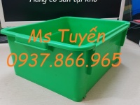 Thùng nhựa đặc, thùng cơ khí, khay nhựa đựng buloong, bán thùng nhựa