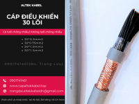 Cáp điều khiển 30x0.5/30x0.75/30x1.0/30x1.5 Altek Kabel
