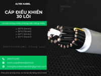 Cáp điều khiển 30x0.5/30x0.75/30x1.0/30x1.5 Altek Kabel