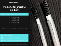 Cáp điều khiển 30x0.5/30x0.75/30x1.0/30x1.5 Altek Kabel