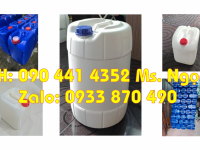 Can 25 lít đựng hóa chất pha chế, can 30 lít đựng màu nhuộm