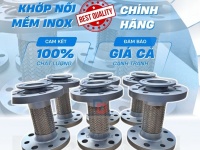 Khớp nối mềm inox/ Khớp nối mềm inox chịu nhiệt/ Khớp nối mềm kết nối mặt bích