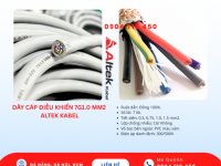 Dây cáp tín hiệu 7×0.5, 7×0.75, 7×1.0, 7×1.5 Altek Kabel Đà Nẵng, Hà Nội