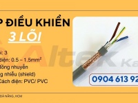Cáp điều khiển 3x0.5/3x0.75/3x1.0/3x1.5 Altek Kabel 