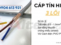 Cáp điều khiển 3x0.5/3x0.75/3x1.0/3x1.5 Altek Kabel 