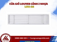 Cửa gió Louver cánh Z nhựa LOU-88