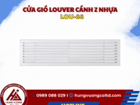 Cửa gió Louver cánh Z nhựa LOU-88
