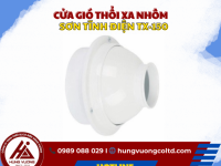 Cửa gió thổi xa nhôm sơn tĩnh điện TX-150