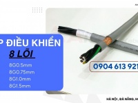 Cáp điều khiển tín hiệu 8x0.5/8x0.75/8x1.0/8x1.5 Altek Kabel