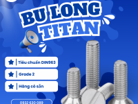 Bulong titan chống ăn mòn cực tốt - Titanium bolts - Vũ Tấn Titanium