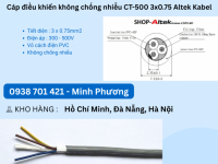 Cáp điều khiển không chống nhiễu CT-500 3x0.75 Altek Kabel Đà Nẵng, Hải Dương, Hải Phòng