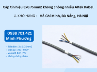 Cáp điều khiển không chống nhiễu CT-500 3x0.75 Altek Kabel Đà Nẵng, Hải Dương, Hải Phòng