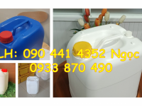 CAN NHỰA 20 LÍT DÀY 1KG2 CÓ ĐỰNG ĐƯỢC NHỮNG LOẠI HÓA CHẤT CÔNG NGHIỆP NÀO? 