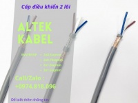 Altek Kabel: Cáp tín hiệu 2 lõi 0.75 bọc kim chống nhiễu