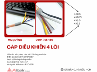 Cáp điều khiển Altek Kabel 4x0.5, 4x0.75, 4x1.0, 4x1.5 Đà Nẵng, Hà Nội, Thanh Hóa, Hà Nam, Nam Định