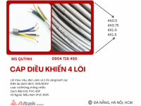 Cáp điều khiển Altek Kabel 4x0.5, 4x0.75, 4x1.0, 4x1.5 Đà Nẵng, Hà Nội, Thanh Hóa, Hà Nam, Nam Định
