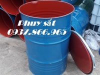 Phuy cũ, phuy sắt, thùng phuy 220l, giá bán lẻ thùng phuy, giá thùng phuy sắt