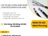 Cáp tín hiệu chống nhiễu RS485 2 pair 18/22/24awg Altek Kabel Đà Nẵng, Huế, Phú Yên 