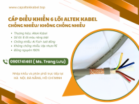 Cáp điều khiển 6x0.5, 6x0.75, 6x1.0, 6x1.5 Altek Kabel chính hãng