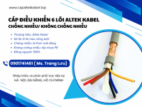 Cáp điều khiển 6x0.5, 6x0.75, 6x1.0, 6x1.5 Altek Kabel chính hãng