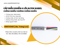 Cáp điều khiển 6x0.5, 6x0.75, 6x1.0, 6x1.5 Altek Kabel chính hãng