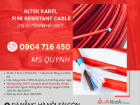 Cáp Chống Cháy Chống Nhiễu 2x0.75mm2 Altek Kabel Hà Nội, Thanh Hóa, Điện Biên, Nam Định