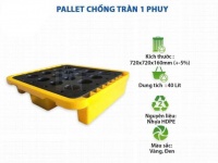 PALLET NHỰA CHỐNG TRÀN THÀNH CAO LOẠI 1 THÙNG PHUY. LH: 0964018718