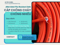 Cáp báo cháy 2x16AWG chống cháy chống nhiễu Altek kabel có kiểm định