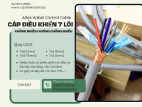 Cáp điều khiển 7x0.5, 7x0.75, 7x1.0, 7x1.5 Đà Nẵng, Hà Nội, HCM