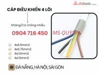 Cáp 4 core Altek Kabel 4x0.5, 4x-.75, 4x1.0,4x1.5 Đà Nẵng, Hà Nội, Lao Bảo, Thái Bình, Nam Định